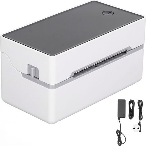 Imprimante thermique avec fonction Bluetooth pour l'expédition sans fil de colis, idéale pour les petites entreprises, appareil de bureau, 100-240 V, prise européenne (1/5)