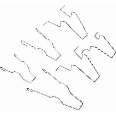 Scheinwerfer-Befestigungsfederclip, 6-teilig, aus Stahl, für Abblendlicht-Scheinwerferlampen, Federclip-Klemme 5zhsfullkit, passend für H1/H3/H4/H7