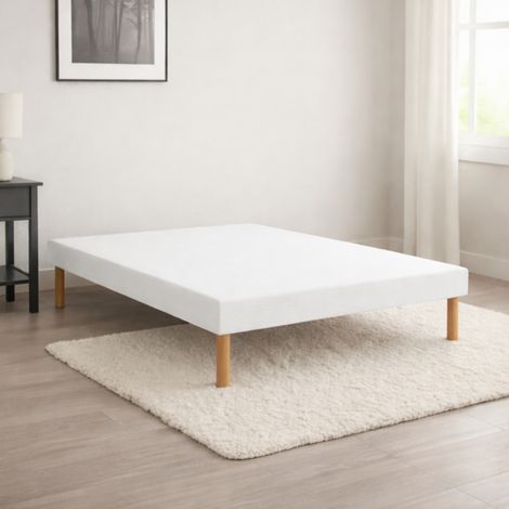 Sommier Essenzia TRADITION GRAPHIC 13cm Blanc 80x190 Lattes