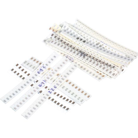 720 pièces 0603 SMD Condensateur Kit Assorti 36 Valeurs 20 pcs 1 pF à 10 µF Kit Échantillons Électronique DIY Kit Condensateurs Céramiques Multicouches (1/2)