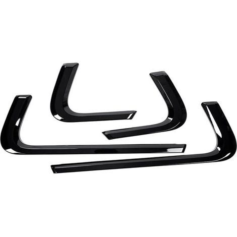 Set di 4 profili di rivestimento per portiere interne auto in ABS nero lucido, adatti per berline sportive dal 2014 al 2022. (1/3)