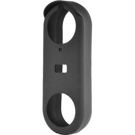Coque en silicone pour sonnette Hello, noire (1/5)