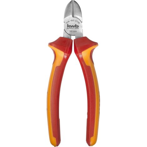 Pince coupante diagonale/pince à fil 160 mm selon DIN ISO 5749, arêtes de coupe trempées par induction (1/3)