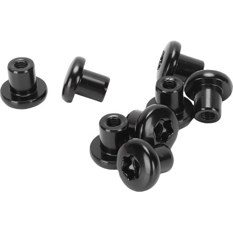 Écrous de charnière de porte, vis de remplacement en acier robuste pour Jeep Wrangler JK JKU, sport illimité, liberté du Sahara, 8 pièces. (1/5)