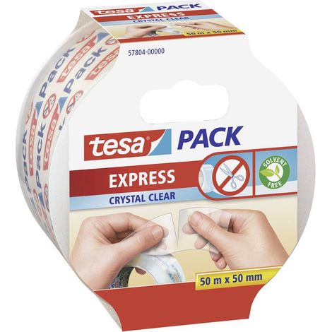 Ruban adhésif d'emballage tesapack® tesa 57804-00000-01 transparent (L x l) 50 m x 50 mm acrylate 1 (1/2)