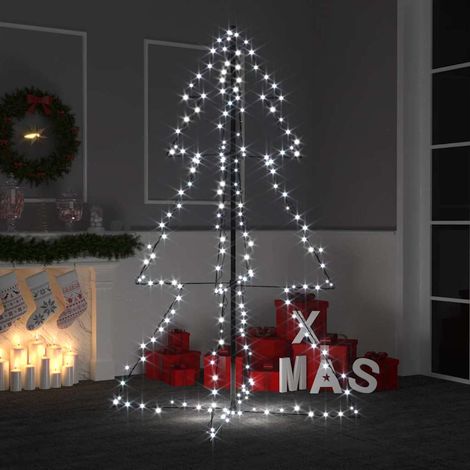 Weihnachtsbaum in Kegelform 200 LEDs Indoor Outdoor 98x150 cm vidaXL (1/5)