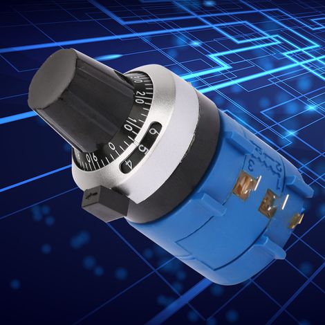 Potentiomètre bobiné haute précision 2W à comptage multiple, 3590S-2-101L, 100 ohms (1/5)