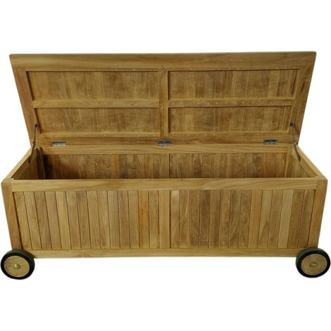 BRUMA - box con ruote in teak (1/3)