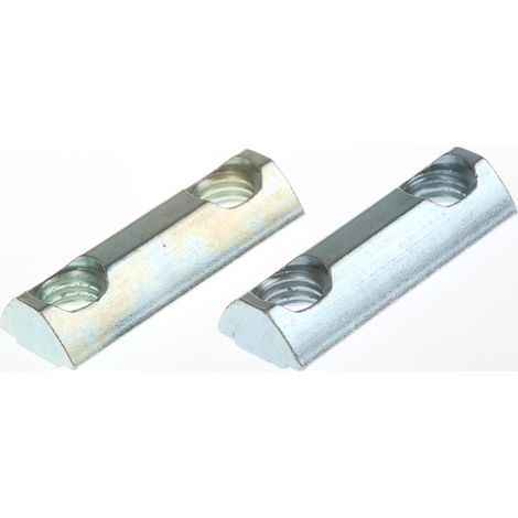 Ecrou à rainure en T RS PRO, profilé 40 mm, L. 36mm, rainure 8mm en Acier ( Prix pour Sachet de 2 )