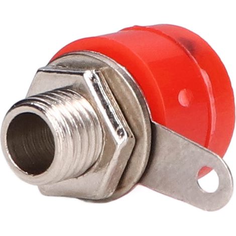 Packung mit 100 Kreuzverbindern mit 4-mm-Bananensteckern, rot (1/5)