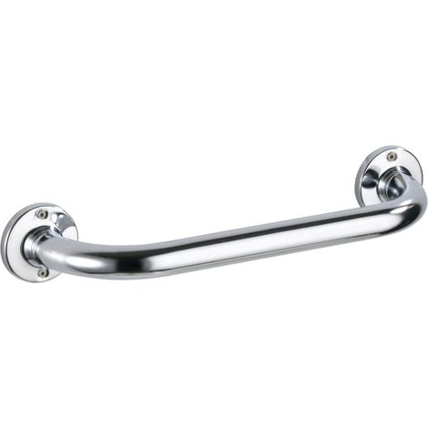 Barre de redressement, Barre d'appui WC et salle de bain, Basic, Acier inoxydable, Longueur 30cm, 36x6x9,5 cm, brillant (1/4)
