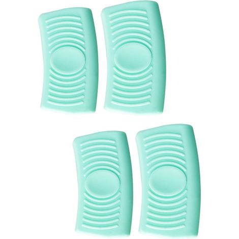 Manche En Silicone Pour Poêle - Isolant Thermique - Compatible Avec Woks En Fonte Poêles Plaques De Cuisinière - Lot De 2 (1/5)