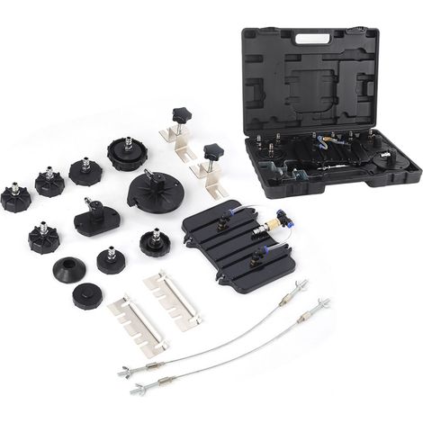 Adaptateur de purge de frein à air comprimé, connexion rapide en acier pour la plupart des véhicules, 13 pièces/ensemble
