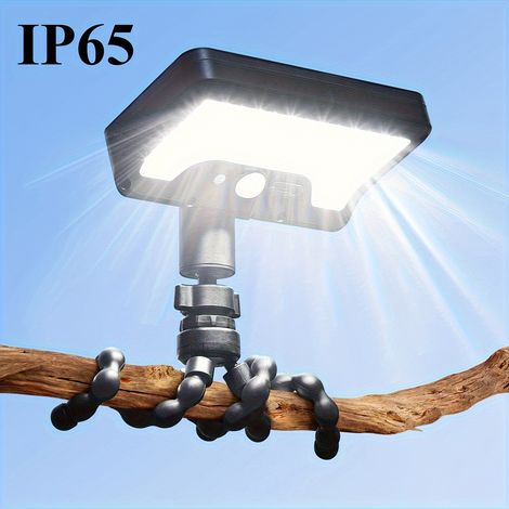 Éclairage solaire extérieur IP65 — Luminaire à pince orientable à 360° avec 3 modes d'éclairage — Éclairage pour cour extérieure (1/5)