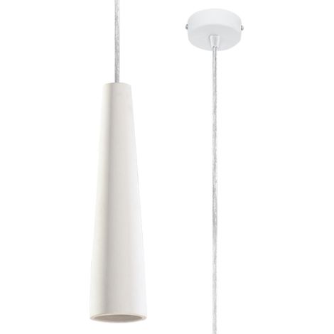 Lámparas colgantes Electra blanco cerámica 1xGU10 8cm Sollux (1/2)