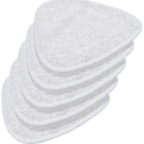 Lot de 5 Recharge pour Balai Vapeur Vil Steam, Nettoyeur Serpillere Balai Vapeur, Accessoire Balai Vapeur Microfibre Compatible avec Vil Steam, Lavables en Machine Réutilisation (1/5)