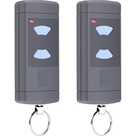 2er-Pack Handsender, kompatibel mit Hörmann 868,3 MHz – für Hörmann Garagentore HSE2-868, HSM4-868, HS4-868, 2 Kanäle