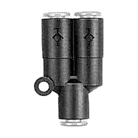 Raccord en Y SMC KC vers 6 mm 6 mm ( Prix pour Sachet de 10 )