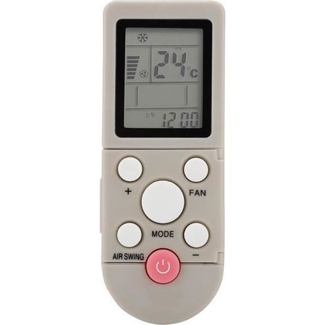 Universalfernbedienung – ZJCHAO – AUX YKR-F/001 YKR-F/09R/010 F/06 – ABS – 10 m – Kompatibel mit YKR-F/016E