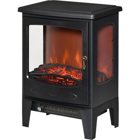 Cheminée électrique ANDREA noire (1/5)