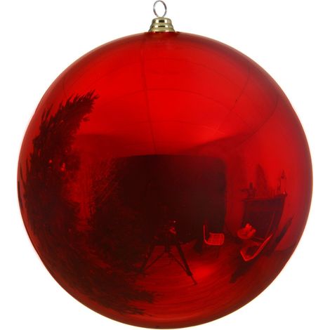 Pallina Infrangibile Lucida Rosso d40Cm 1 Pz (1/2)