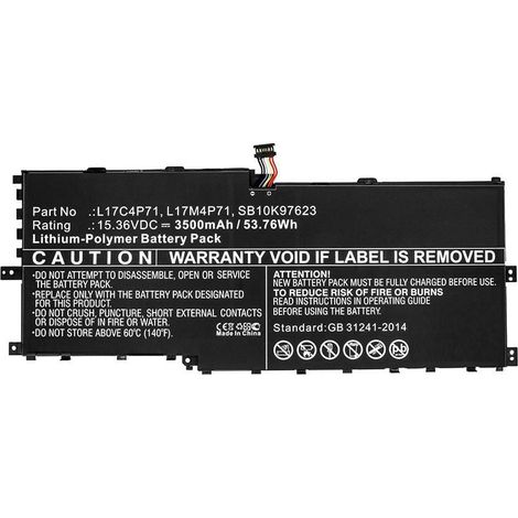 CoreParts 54Wh 15,36V 6 Zellen Akku MBXLE-BA0129