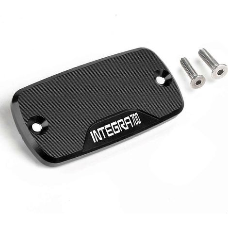 Aplicable a accesorios para motocicletas: Tapa del depósito de fluido de aluminio para cilindro de fluido de aceite para HONDA Integra 700 2012 2013 Integra700 (B negro) (1/5)