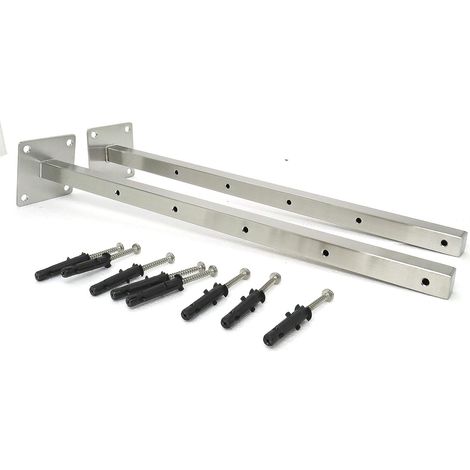 INOXLM Bracci per stendibiancheria a muro stendibiancheria da parete Made in Italy acciaio inox (1/5)