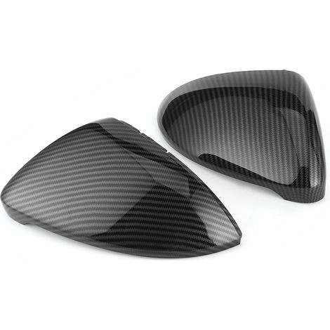 Coques décoratives de rétroviseurs extérieurs style fibre de carbone compatibles avec MK7 2014-2018 (1/5)