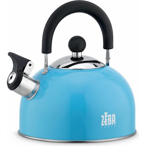 Bollitore Inox Fischio Xtra Acciaio Inox Azzurro 1,5 Litri (1/4)