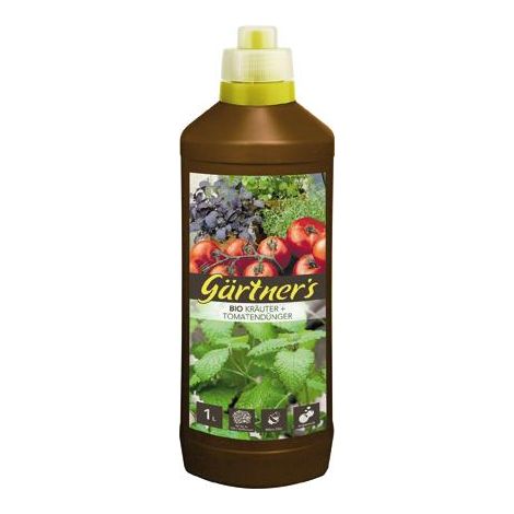 Bio Dünger für Kräuter + Tomaten, 1 l (1/2)