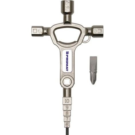 Llave de armario 7 funciones abrebotellas integrado promat
