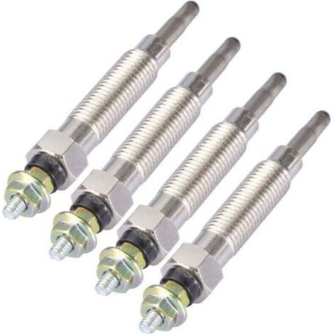 Bougie de préchauffage diesel, longue durée de vie, haute qualité, alliage d'aluminium, bougies de préchauffage à double noyau, 4 pièces pour Mitsubishi Challenger L200 L300 2.5 D (1/4)