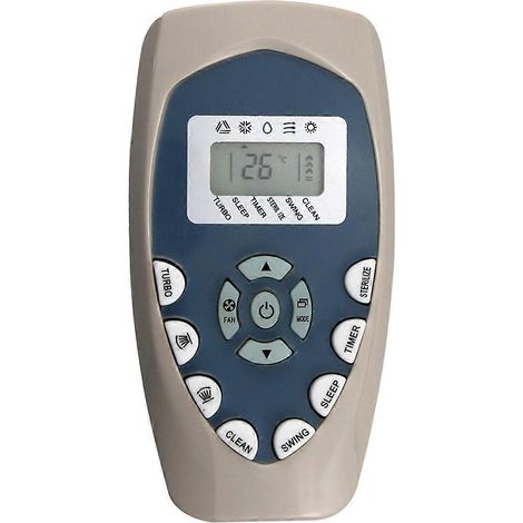 Télécommande de remplacement pour climatiseur -- (1/5)