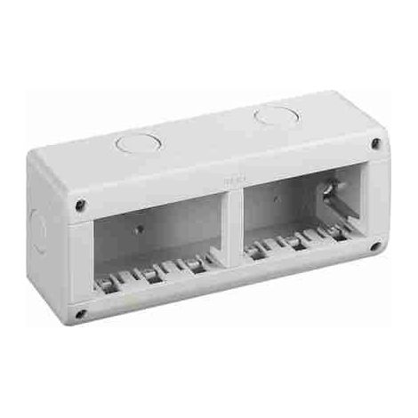 BTI25406 custodia IP40 composta da base e coperchio - 3+3 moduli Màtix