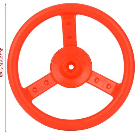 Volant de jeu en plastique rouge pour aire de jeux extérieure - Accessoire balançoire (1/5)