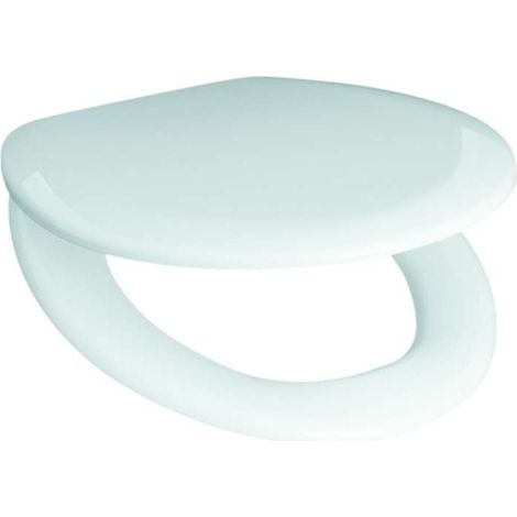 Roca – Abattant WC en thermoplastique réglable – Charnières plastiques – Longueur 400-440 mm – Entraînement 150-160 mm – H8932710000001 (1/3)