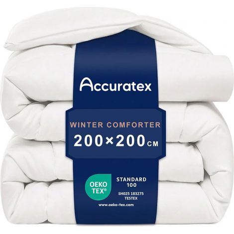Couette d'hiver Chaude 450 g/m² 200×200 cm, Effet Duvet (1/5)