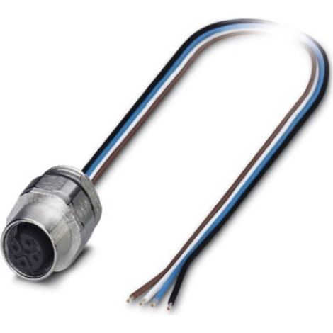 Connecteur femelle encastrable pour capteurs/actionneurs Contenu: 1 pc(s) Phoenix Contact SACC-EC-M12FS-4CON-PG9/1,5 15 (1/2)