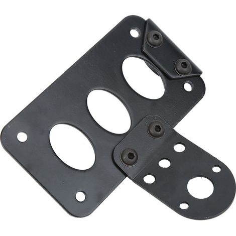Support Moto Rétro Support Plaque d'Immatriculation Cadre Phare Arrière Latéral Universel Fixation B (1/5)