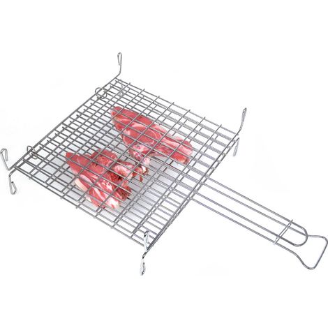GRATICOLA MOD. ALBERGO DOPPIA INCROCIATA 40X45 CM CROMATA