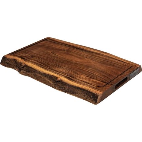 Forjado - Tabla de cortar grande de madera de acacia, 55 x 35 cm