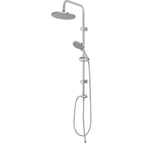 "Platinum" Chrom-Optik Duschsäule mit 3 Funktionen Handbrause