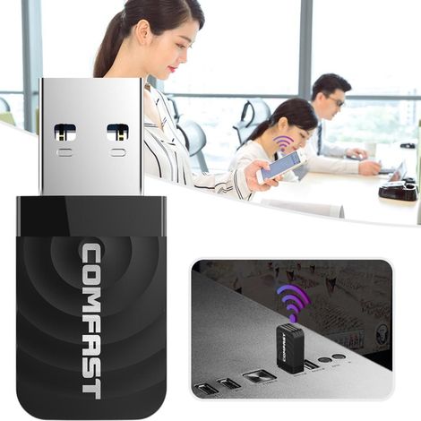 Adaptateur WiFi USB 3.0 Double Bande Mini avec Antenne Intégrée pour Réseau Sans Fil (1/5)
