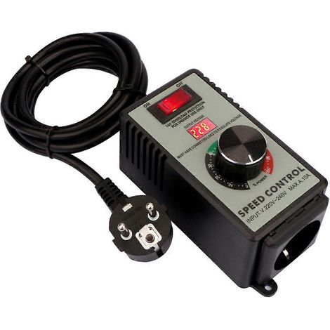 Variateur de vitesse pour meuleuse d'angle, 220-250 V CA, puissance maximale de 4000 W, outil électroportatif, prise UE (1/5)