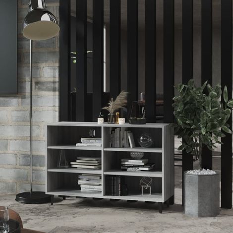Sideboard Grau Sonoma 103,5x35x70 cm Holzwerkstoff