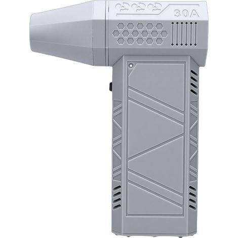 Souffleur à air électrique sans fil 130000 tr/min nettoyeur reusable ventilateur portable 200W moteur sans balais haute vitesse pour clavier ordinateur voiture maison gris (1/5)