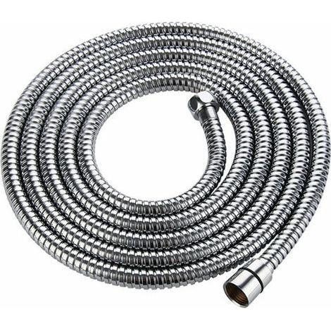 Flexible de douche universel inox anti-torsion anti-explosion flexible de douche 3m (1/5)