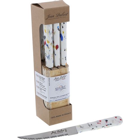 Jean Dubost - Bloc de 6 couteaux steak Sense