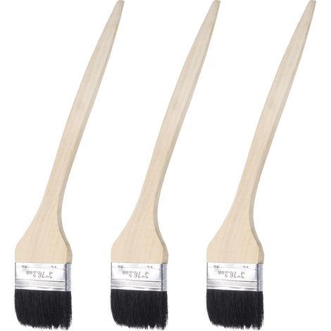 3pcs Pinceau Courbé pour Radiateur Largeur 3" (1/5)